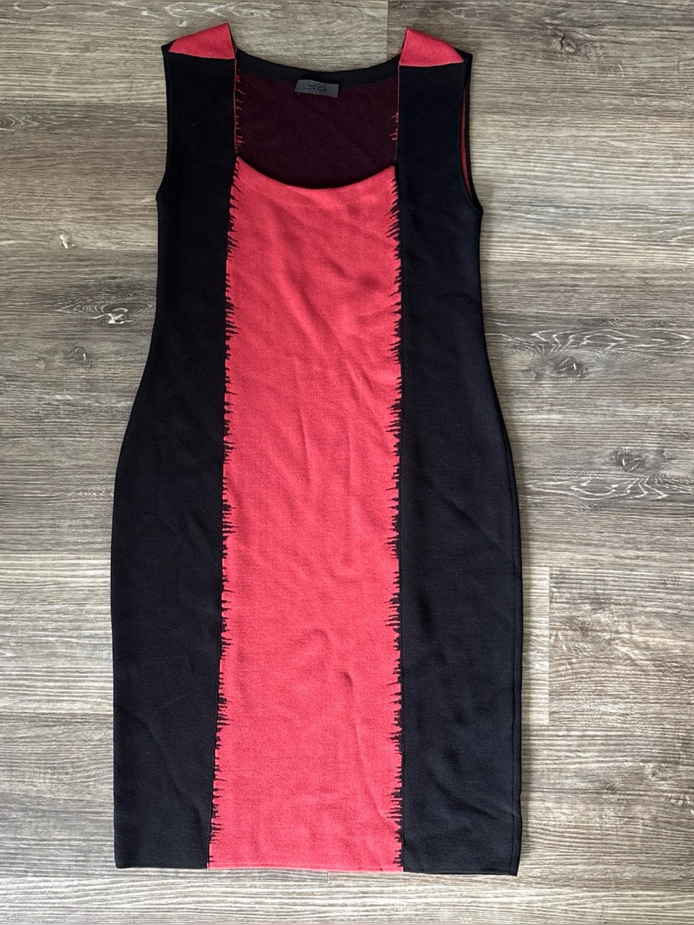 SHE IS SO Woman’s Dress Italy Sz 46 Black/Red Maglificio Da-Ni Night Out Attire